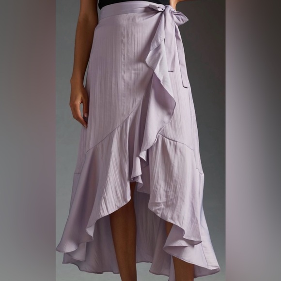 Anthropologie Dresses & Skirts - Maeve Ruffled Wrap Maxi Skirt